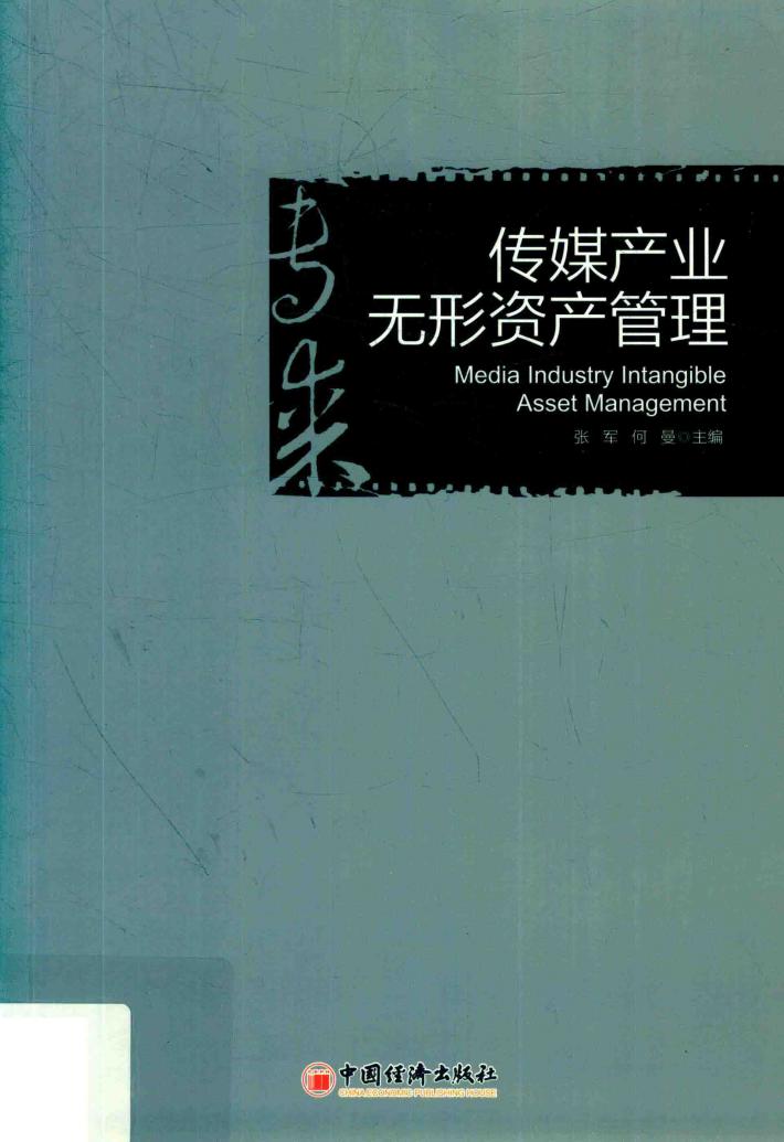 传媒产业无形资产管理 封面