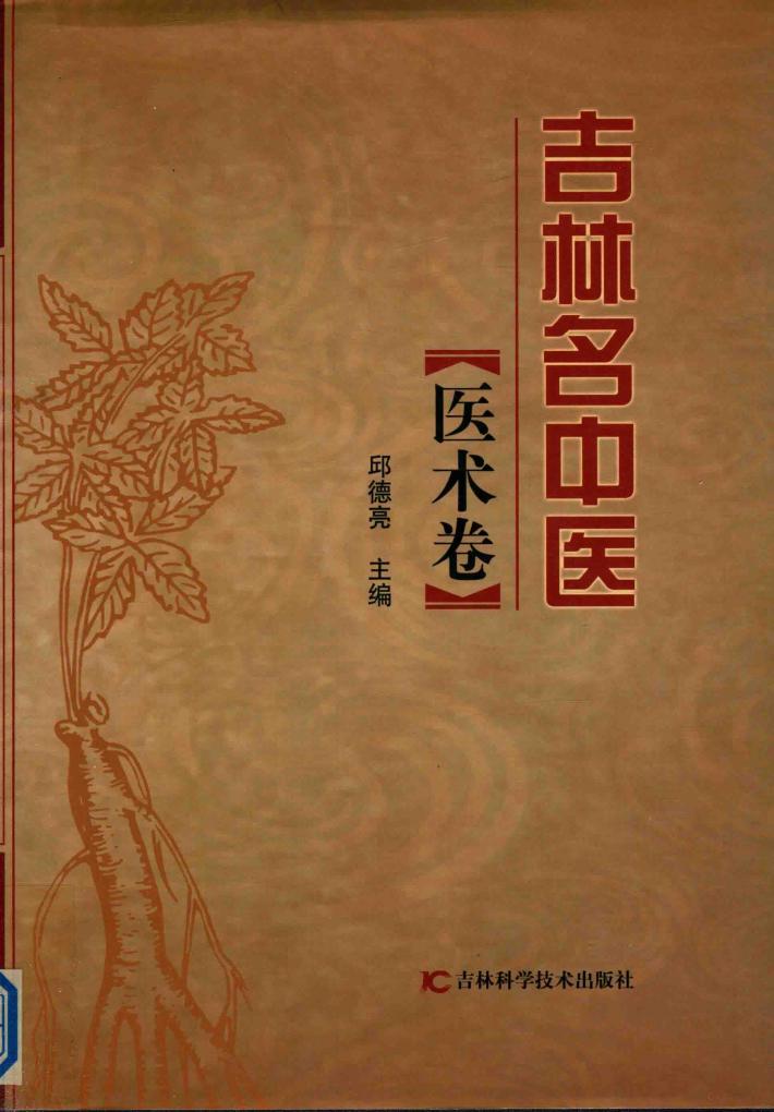 吉林名中医  医术卷 封面