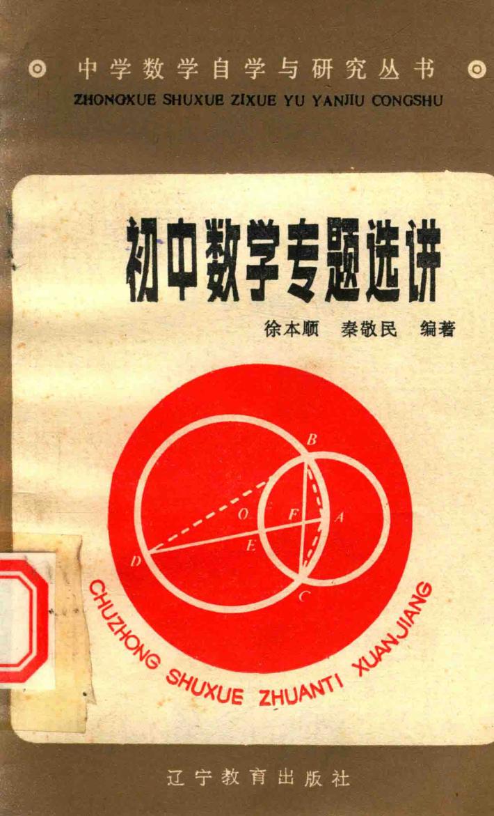 初中数学专题选讲 封面