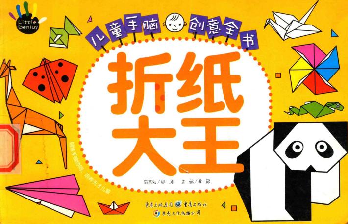 儿童手脑创意全书  折纸大王 封面