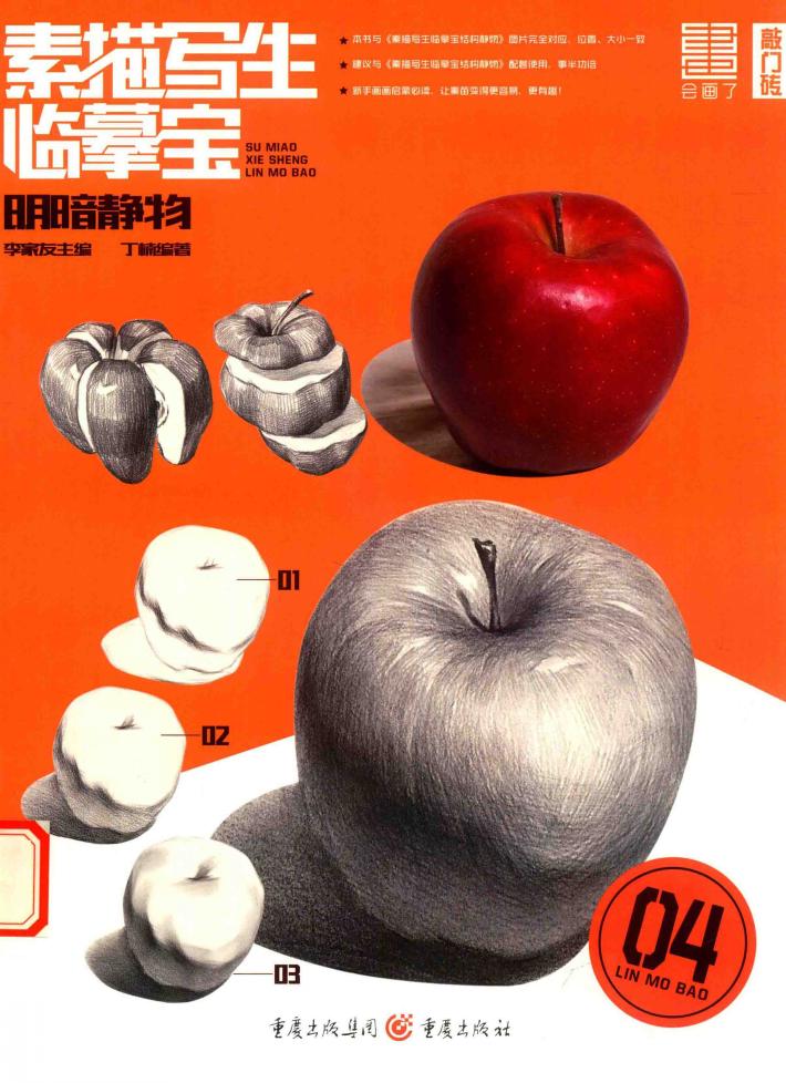素描写生  临摹宝  明暗静物 封面