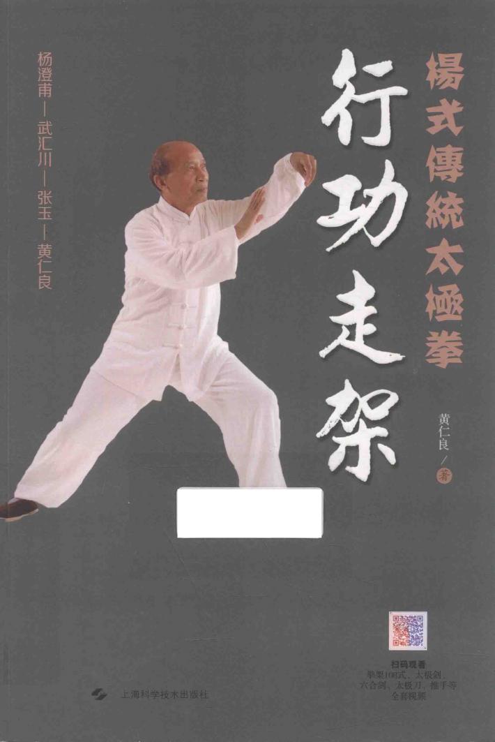 杨式传统太极拳  行功走架 封面