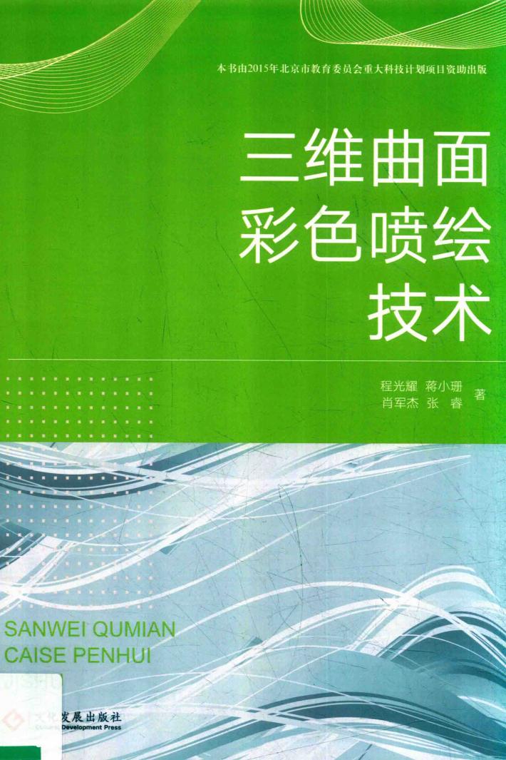 三维曲面彩色喷绘技术 封面