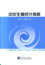 中华生物统计用表 封面