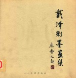 戴泽彩墨画集 封面