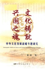 文化铸就兴国之魂  中外文化发展战略专题研究 封面