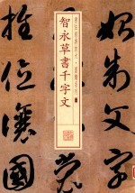 经典放大·墨迹系列  智永草书千字文 封面