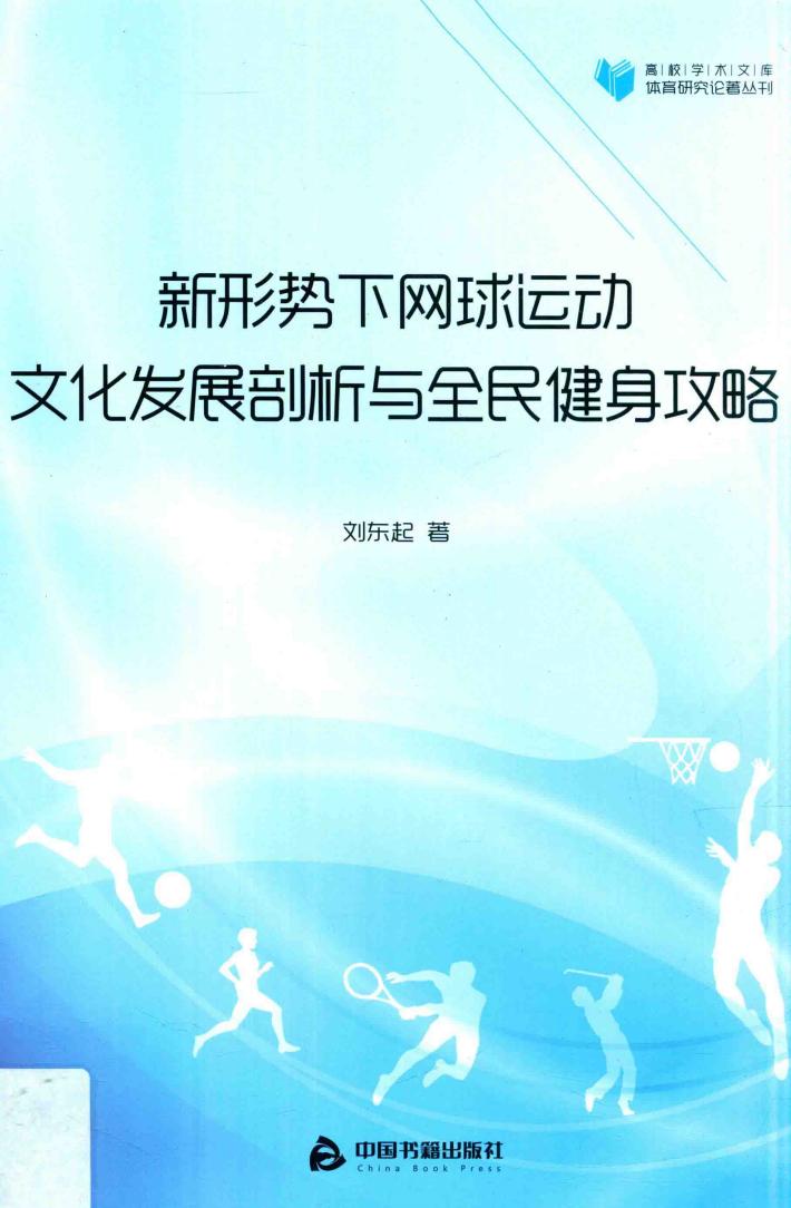 高校学术文库体育研究论著丛刊  新形势下网球运动文化发展剖析与全民健身攻略 封面