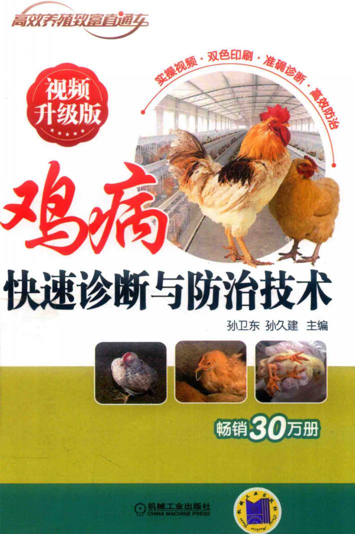 鸡病快速诊断与防治技术  视频升级版 封面