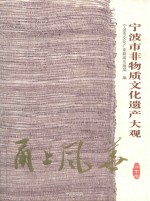 甬上风华宁波市非物质文化遗产大观江东卷 封面