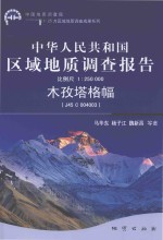 中华人民共和国区域地质调查报告1:25万  木孜塔格幅 封面