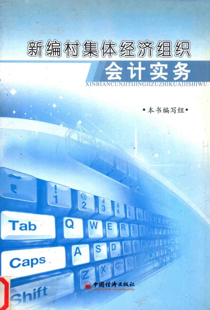 新编村集体经济组织会计实务 封面
