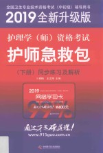 全国卫生专业技术资格考试（中初级）辅导用书  2019全新升级版  护理学（师）资格考试护师急救包  下  同步练习及解析 封面