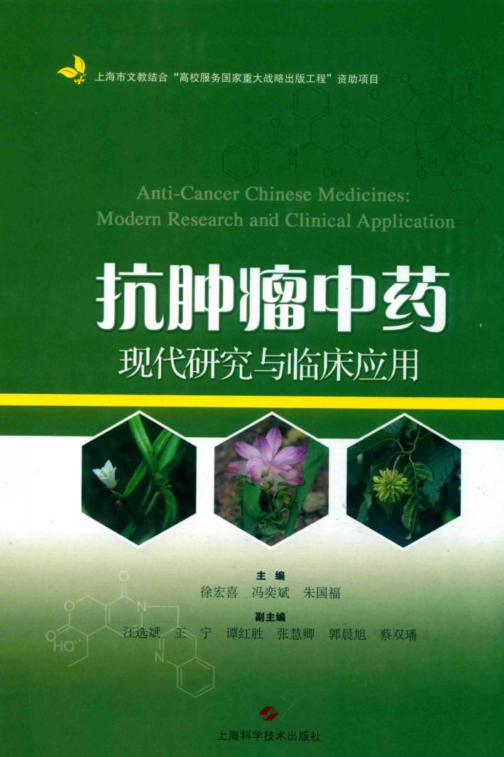 抗肿瘤中药现代研究与临床应用 封面