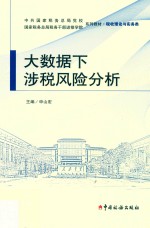 中共国家税务总局党校、国家税务总局税务干部进修学院系列教材  税收理论与实务类  大数据下涉税风险分析 封面