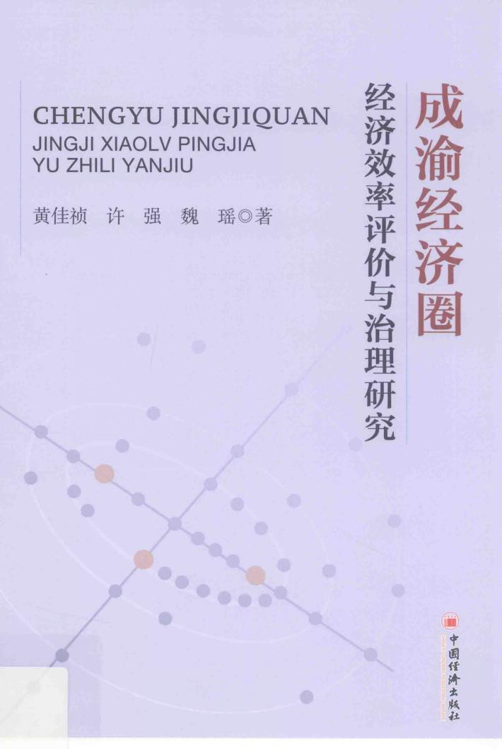 成渝经济圈经济效率评价与治理研究 封面