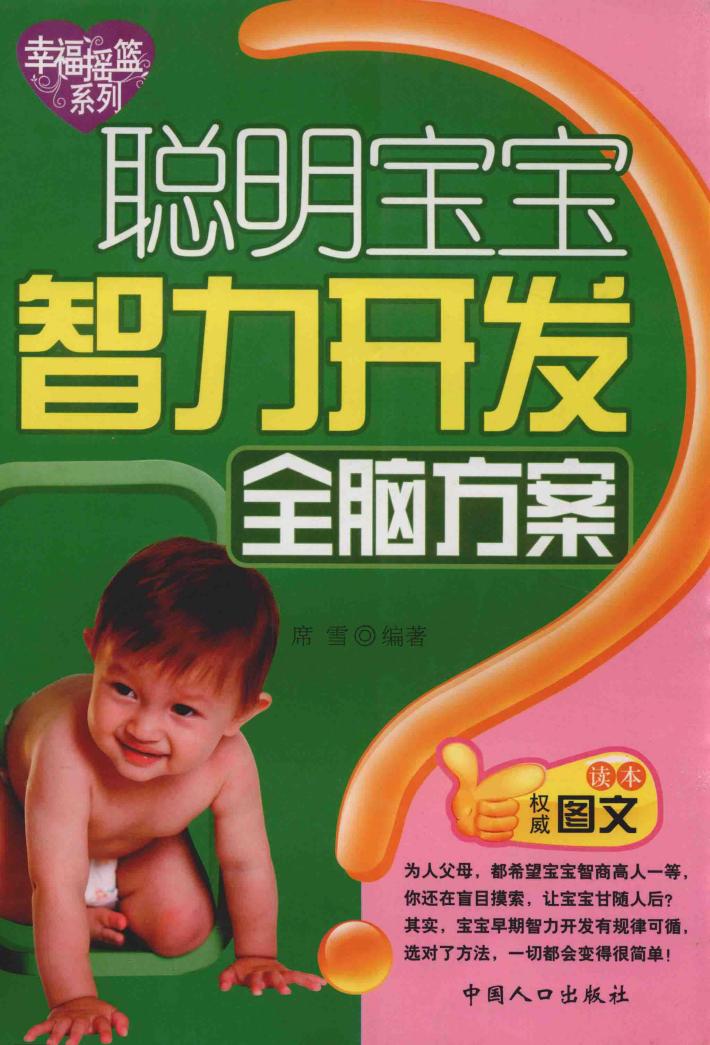 聪明宝宝智力开发全脑方案 封面