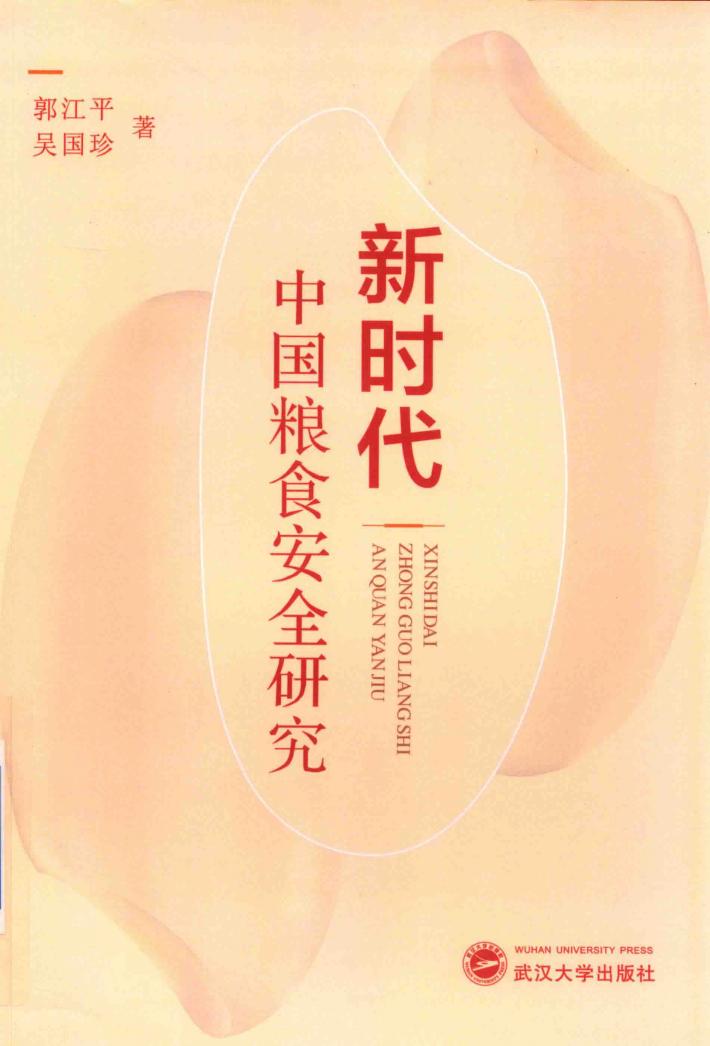 新时代中国粮食安全研究 封面