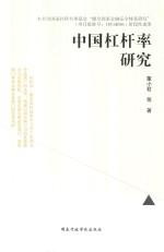 中国杠杆率研究 封面