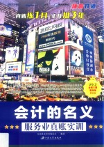 会计的名义  服务业真账实训 封面