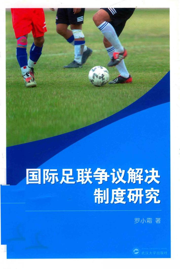 国际足联争议解决制度研究 封面