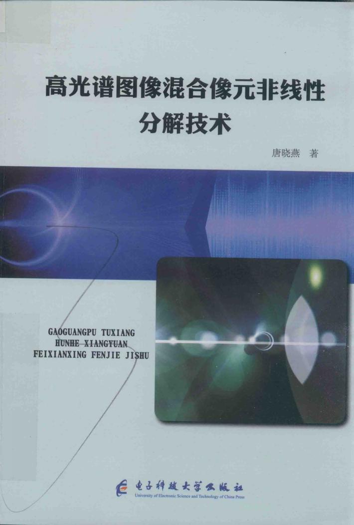 高光谱图像混合像元非线性分解技术 封面