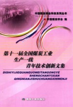 第十一届全国煤炭工业生产一线青年技术创新文集 封面