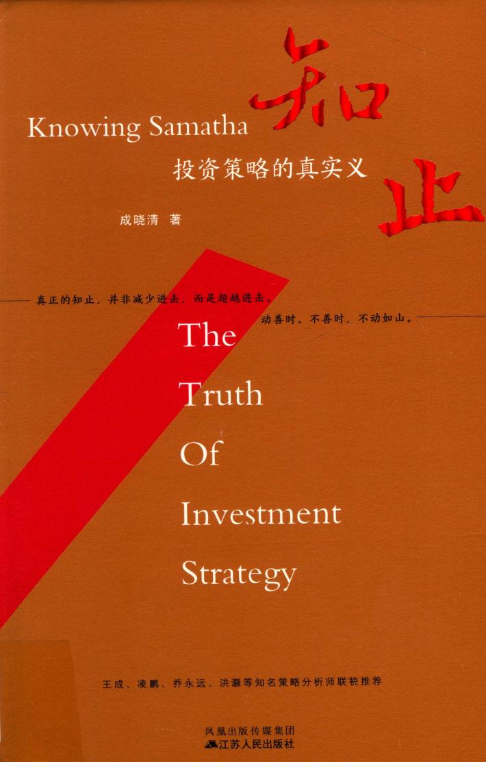 知止  投资策略的真实义 封面