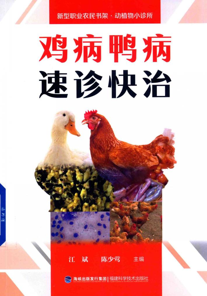 鸡病鸭病速诊快治  新型职业农民书架  动植物小诊所 封面