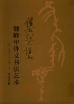 集契集  魏峰甲骨文书法艺术 封面