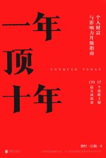一年顶十年 封面