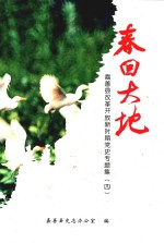 春回大地  改革开放新时期嘉善党史专题集  4 封面