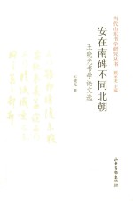 安在南碑不同北朝  王晓光书学论文选 封面
