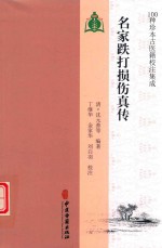 名家跌打损伤真传 封面