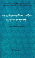 慈智木临证经验札记  藏文 封面