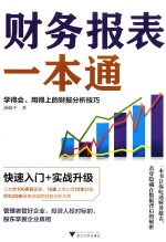 财务报表一本通  学得会、用得上的财报分析技巧 封面