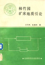柿竹园矿床地质引论 封面