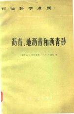 沥青、地沥青和沥青砂 封面