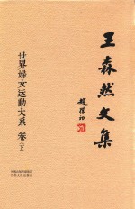 王森然文集  世界妇女运动大系卷  下 封面