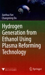 等离子体重整乙醇制氢技术  英文 封面