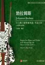 勃拉姆斯D小调小提琴奏鸣曲 封面