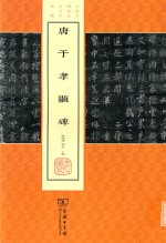 唐于孝显碑 封面