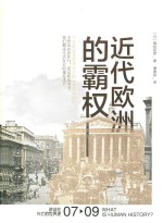 讲谈社·兴亡的世界史  近代欧洲的霸权 封面