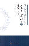 文化视域下的个案分析 封面