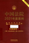 中国法院2021年度案例  19  刑事案例一  犯罪  刑罚的具体运用  证据  程序及其他 封面