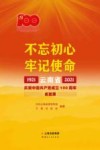 不忘初心牢记使命 云南省庆祝中国共产党成立100周年成就展 1921-2021 封面