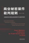 商业秘密案件裁判规则：全面梳理中国商业秘密案件司法裁判规则  第1版 封面
