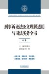 刑事诉讼法条文理解适用与司法实务全书  中 封面