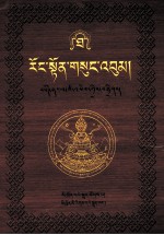 绒顿·释迦坚参文集  第10卷  藏文 封面