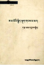 爱与痛的随想  藏文 封面